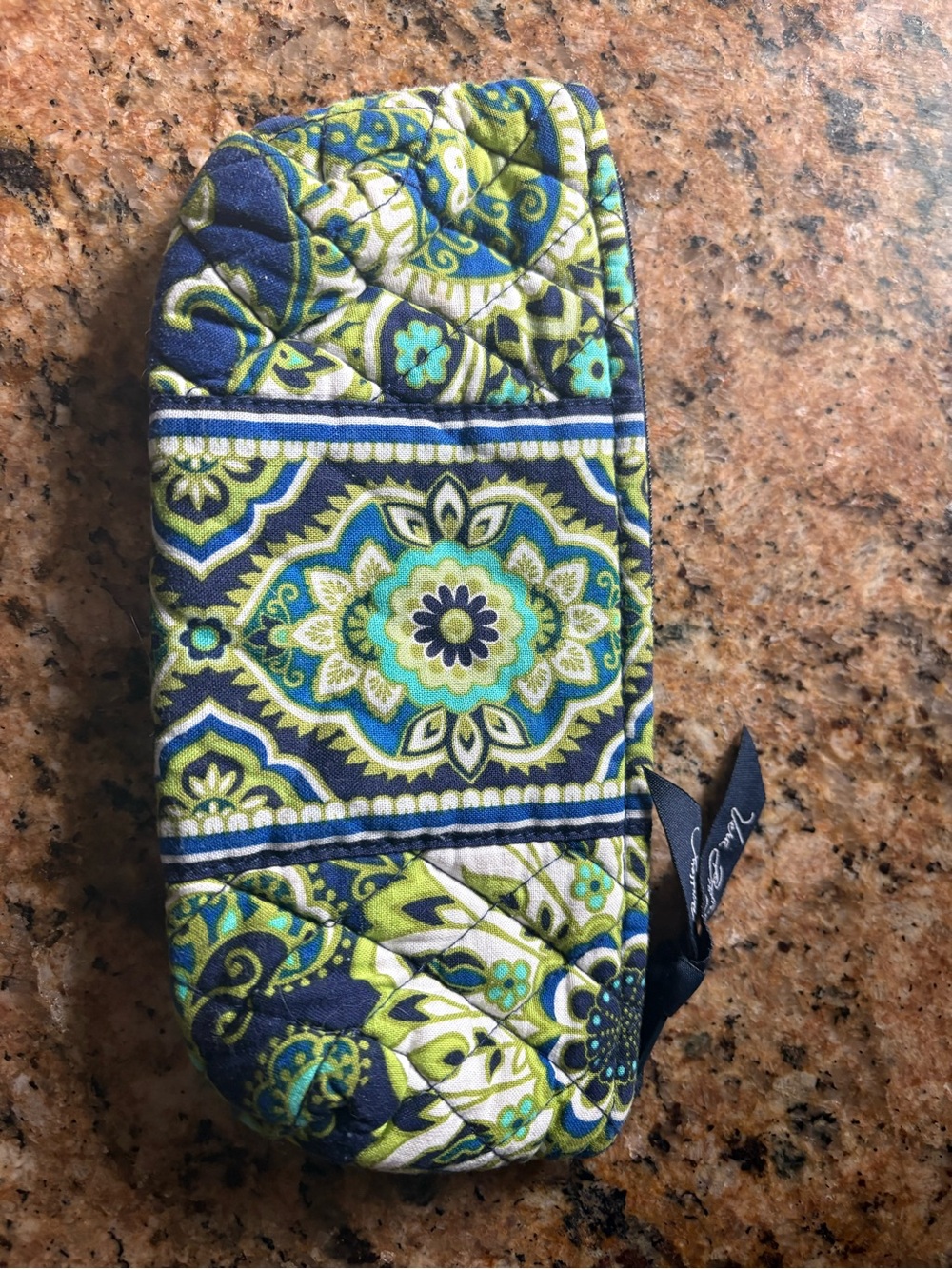 Vera Bradley makeup brush case